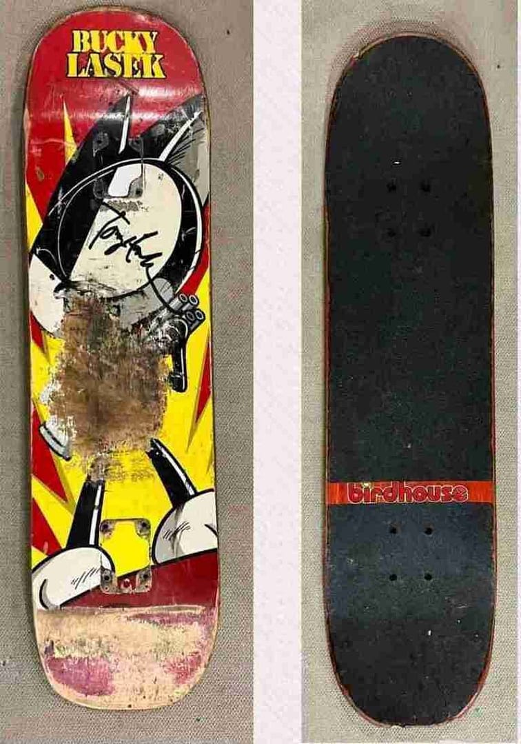 Bucky Lasek 1998 Madcat Skateboard Deck