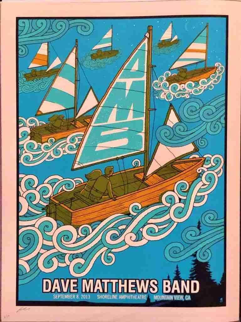 Dave Mattews Band San Francisco, CA Poster