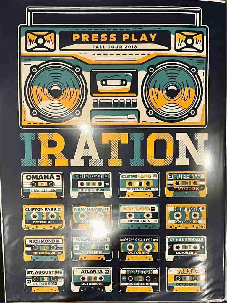 Iration Poster - Press Play Tour