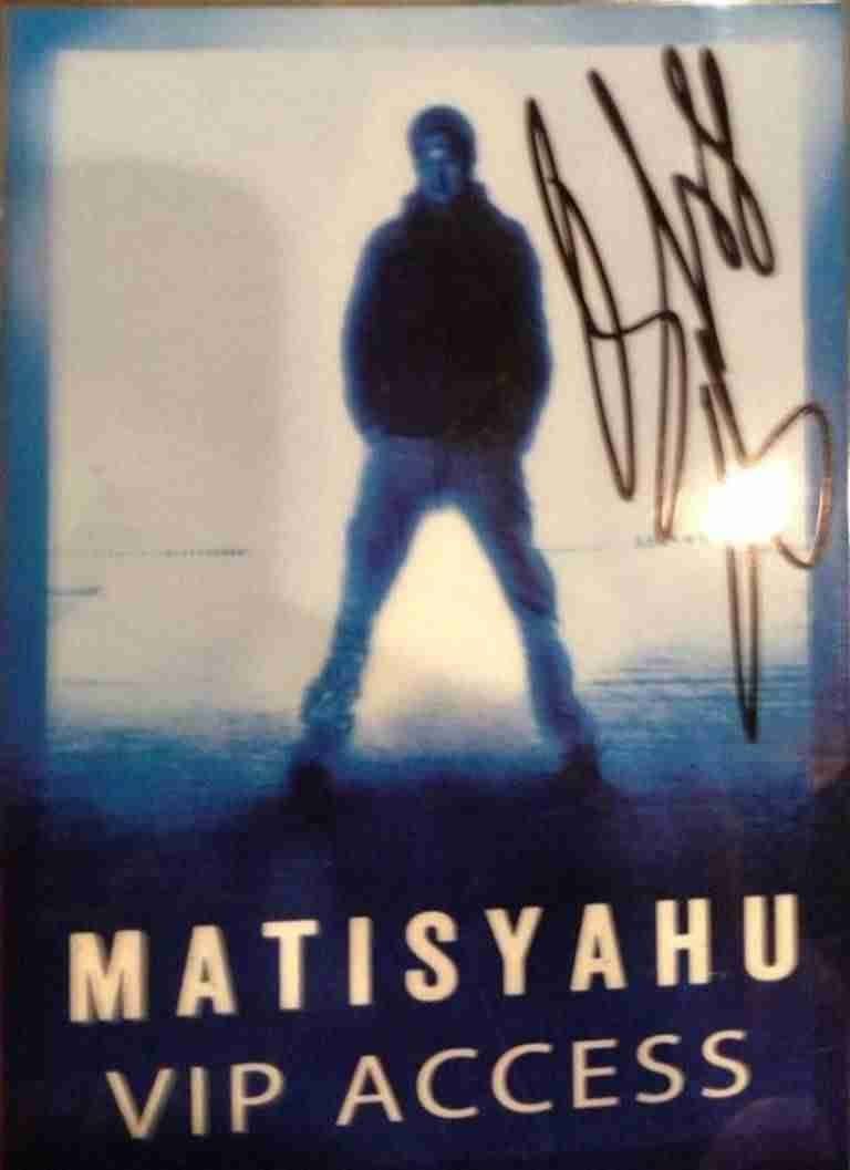 Matisyahu Signed Lanyard