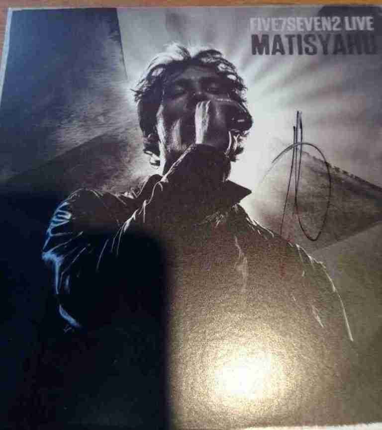 Matisyahu Signed Five Seven Live CD